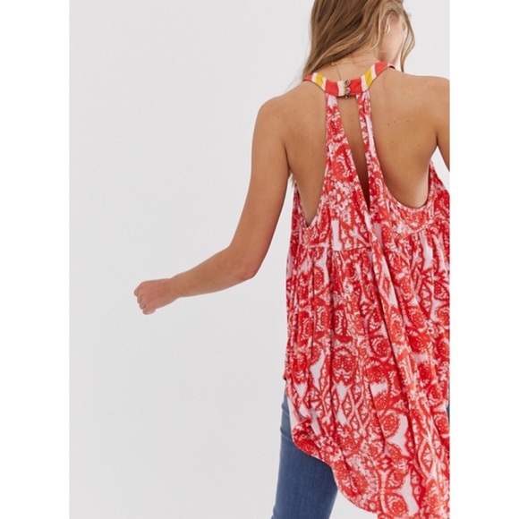 Free People Mimi Printed Halter Neck Tunic Dress - Picture 6 of 15
